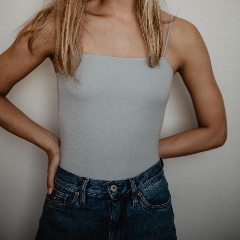 topshop grey-purple bodysuit